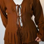 wrap blouse