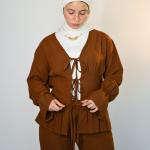 wrap blouse