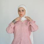 Pembe cloud linen set